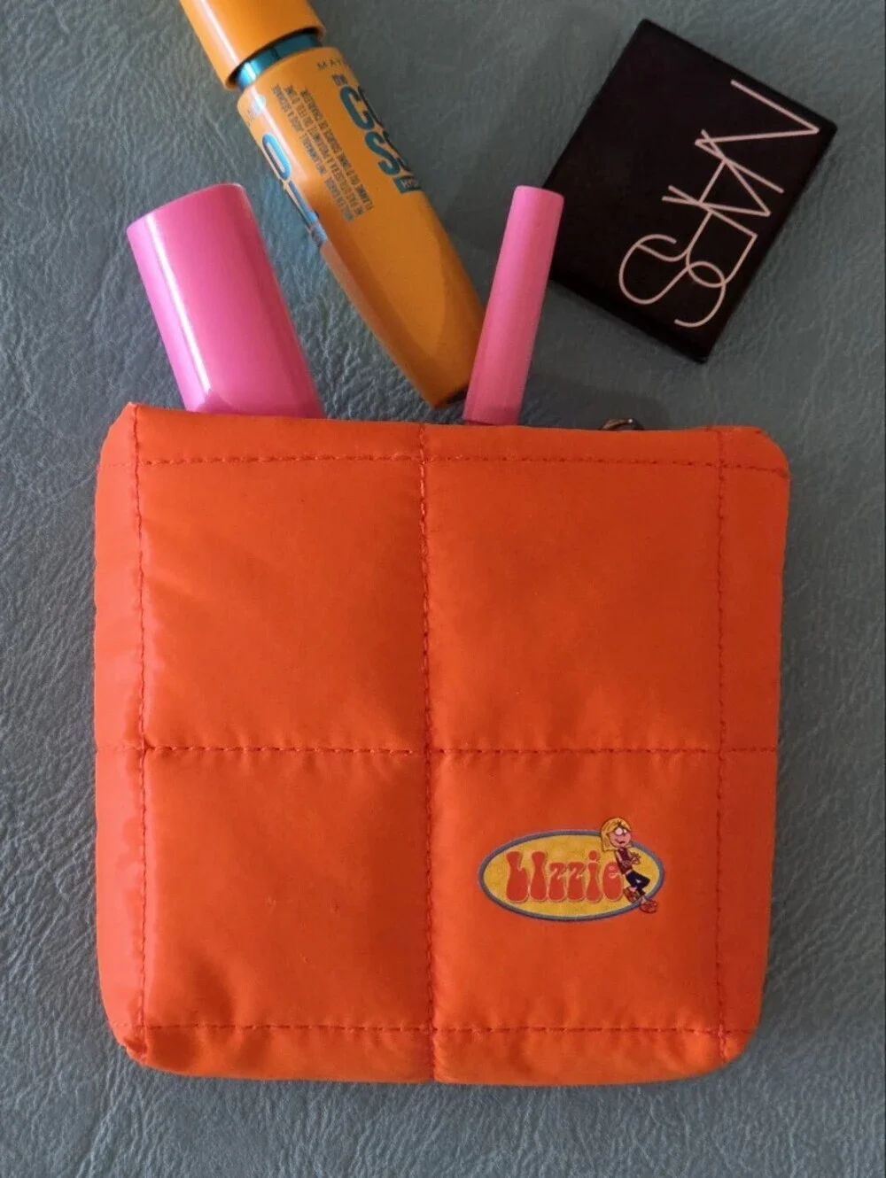 Y2k Lizzie Mcguire Profusion Mini Orange Puffer Pouch